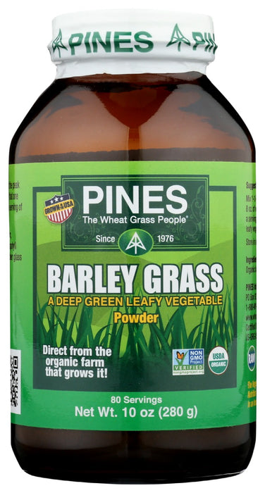 PINES WHEAT GRASS: Barley Grass Powder, 10 oz