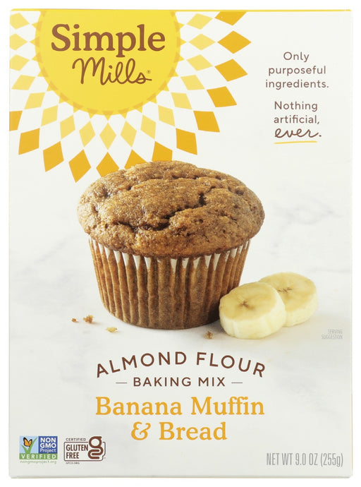 
Made with nutrient-dense ingredients like almond flour &amp; coconut flour  
Smartly sweetened with coconut sugar 
Can be made into muffins or a loaf 
Certified Gluten-Free, Grain Free, Corn Free,  
Plant Based 
Non-GMO Project Verified 
Paleo-Friendly 
