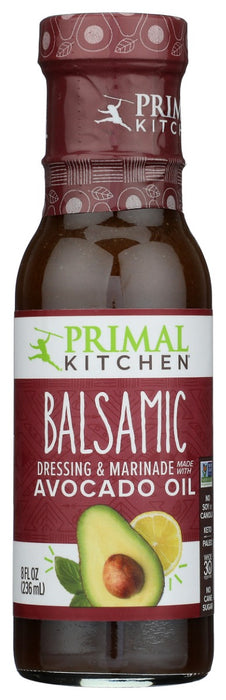 PRIMAL KITCHEN: Made With Avocado Oil Balsamic Vinaigrette and Marinade, 8 oz