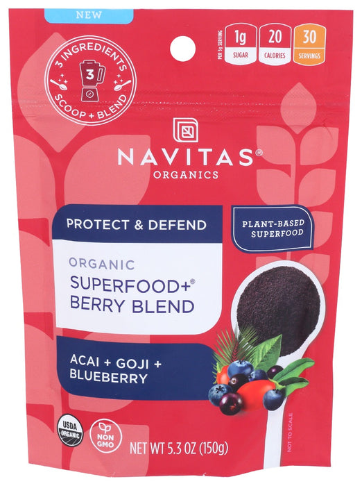 NAVITAS: Organic Superfood Berry Blend, 5.3 oz