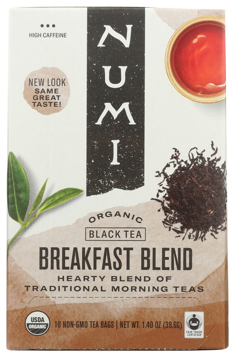 NUMI TEAS: Breakfast Blend Tea, 18 bg