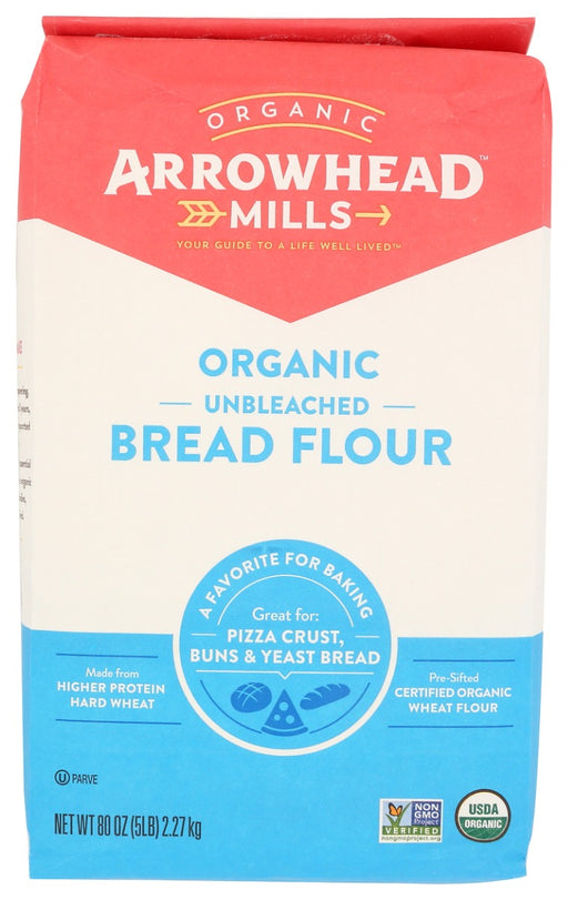 ARROWHEAD MILLS: Organic Bread Flour, 5 lb