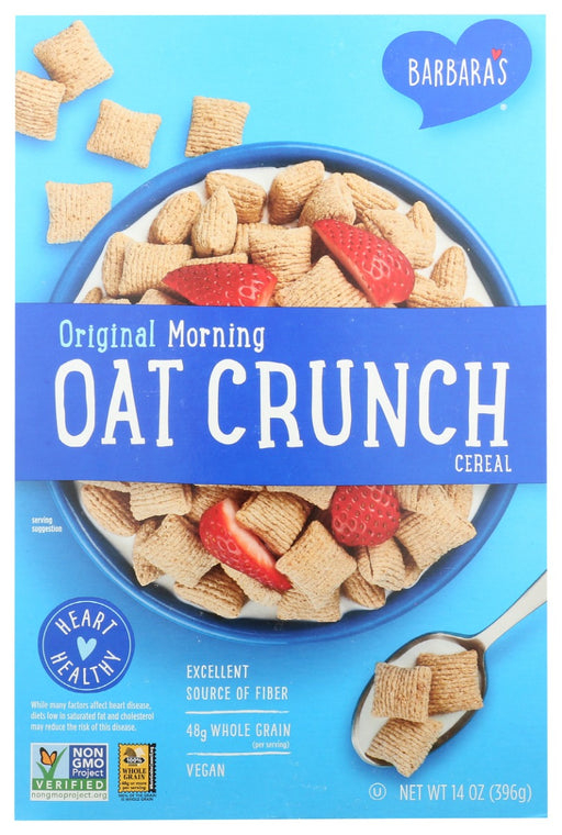 Morning Oat Crunch® Original cereal has been a family favorite for years ” made with the perfect blend of heart healthy* and Non-GMO Project Verified goodness. *While many factors affect heart disease, diets low in saturated fat and cholesterol may reduce the risk of this disease.