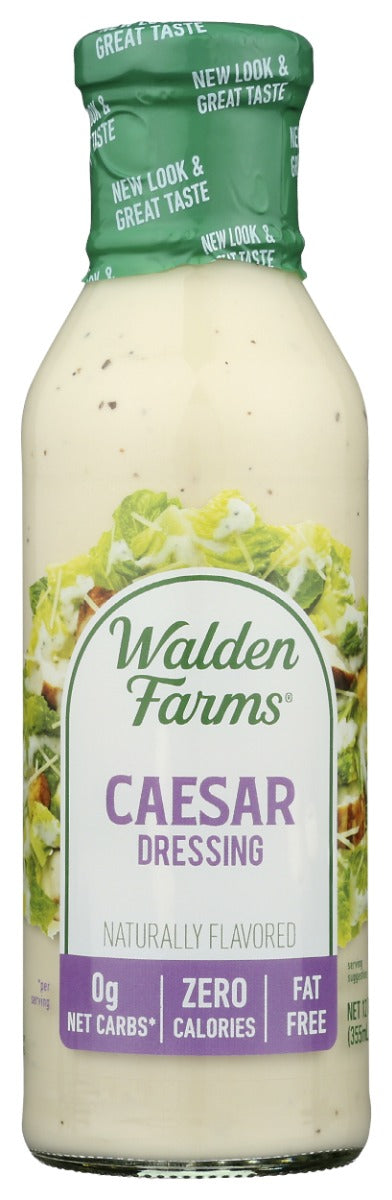 Fat free and sugar free? Yes! Walden Farms Caesar Dressing enhances the flavor of any meal without the unwanted calories.
Make that bed of leafy greens stand out with Walden Farms Caesar Dressing.