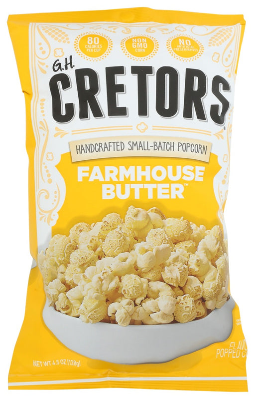 GH CRETORS: Farmhouse Butter Popcorn, 4.5 oz