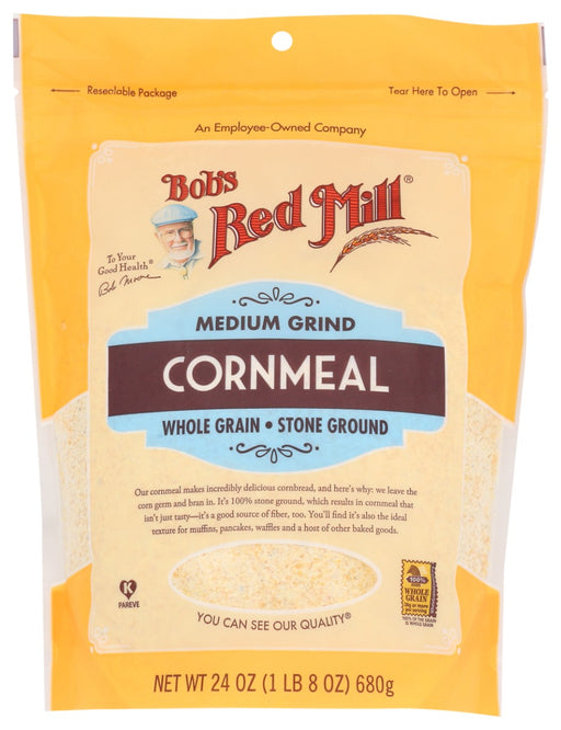 BOBS RED MILL: Medium Grind Cornmeal, 24 oz