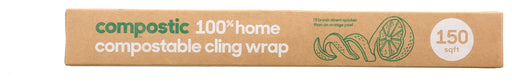 COMPOSTIC: Compostable Cling Wrap, 150 ft