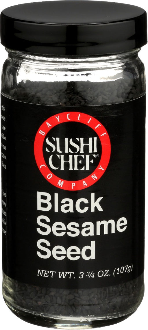 SUSHI CHEF: Black Sesame Seed, 3.75 oz