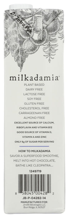 MILKADAMIA: Milk Creamy, 32 fo