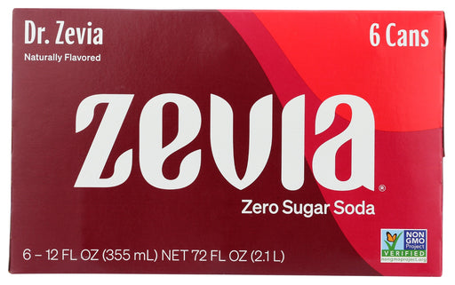 Get a craving? Go see the doctor. Dr. Zevia has a bold and unique taste with a little spice, a dash of citrus, and a cherry, fruity finish. All that, and it's naturally sweetened, with zero sugar and zero calories. You don't need to be a medical professional to enjoy it. A working set of taste buds and a serious thirst is enough. Packaging may vary.