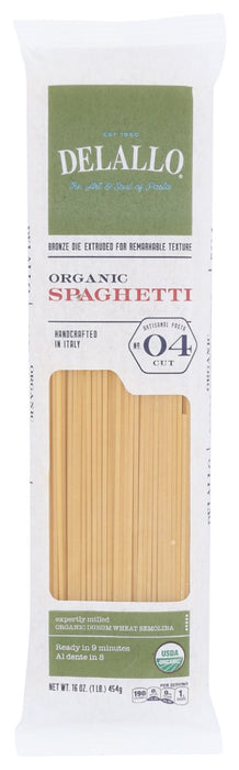 DELALLO: Organic Spaghetti, 16 oz