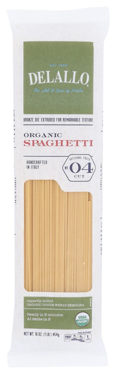 DELALLO: Organic Spaghetti, 16 oz