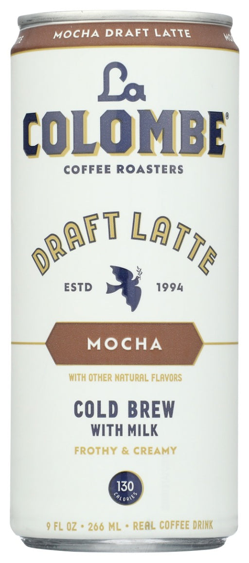 LA COLOMBE: Mocha Draft Latte, 9 fo