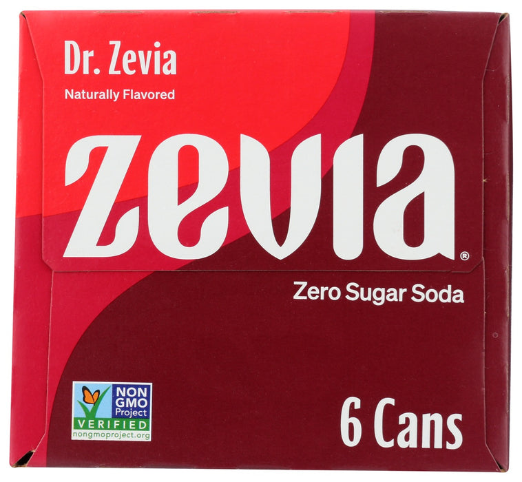 ZEVIA: Dr Zevia Soda 6Pk, 72 fo