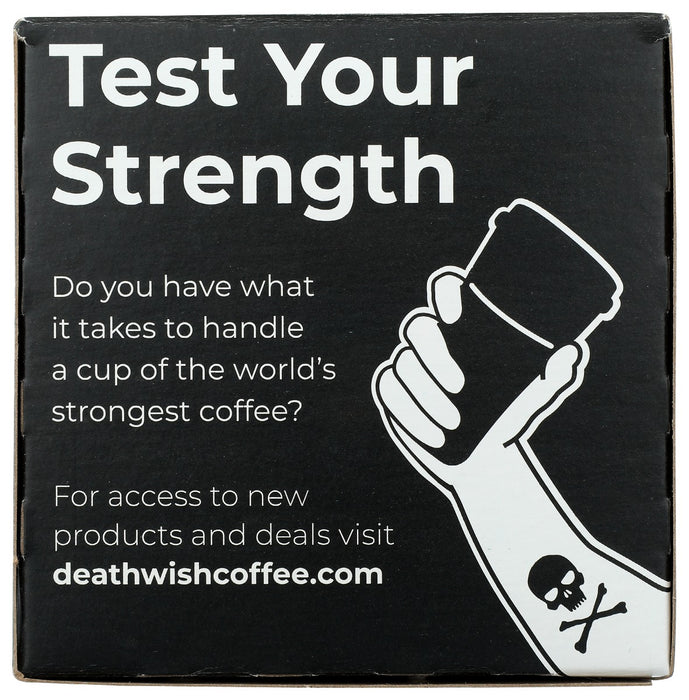 DEATH WISH COFFEE: Dark Roast Death Cups, 10 cp - No Brand For Less 