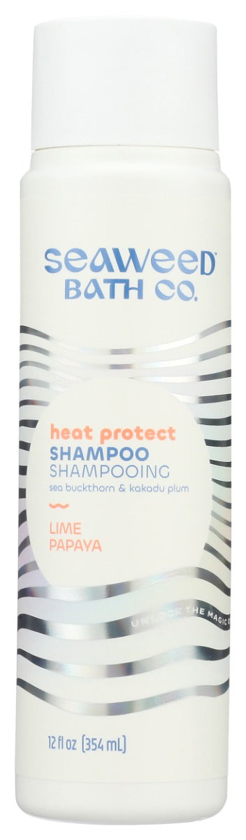 SEAWEED BATH COMPANY: Heat Care Shampoo Lime Papaya, 12 fo