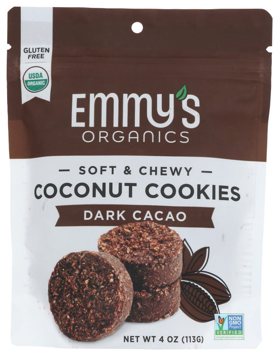 EMMYSORG: Dark Cacao Coconut Cookies, 4 oz