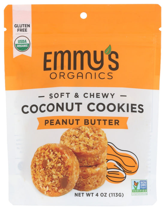 EMMYSORG: Peanut Butter Coconut Cookies, 4 oz
