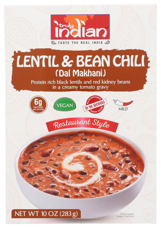 TRULY INDIAN: Spiced Lentil and Bean Chili Dal Makhani, 10 oz