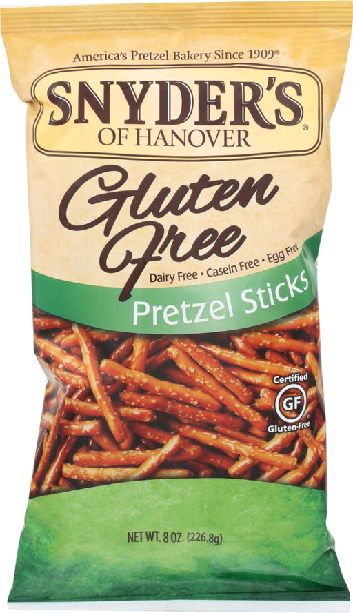 SNYDERS OF HANOVER: Gluten Free Pretzel Sticks, 8 oz