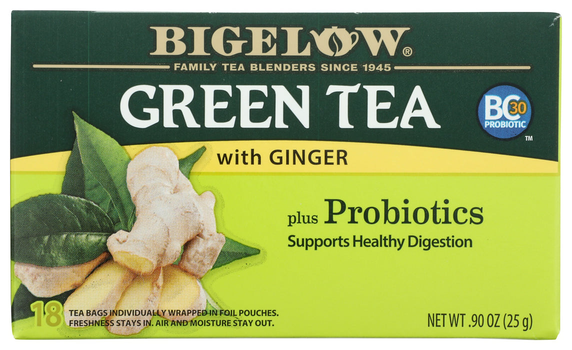 Our smooth green tea blended with spicy ginger end notes is combined with BC30 probiotic, a unique innovation that supports healthy digestion. Healthy never tasted so good!