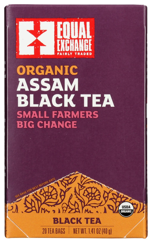 EQUAL EXCHANGE: Organic Assam Black Tea, 20 bg