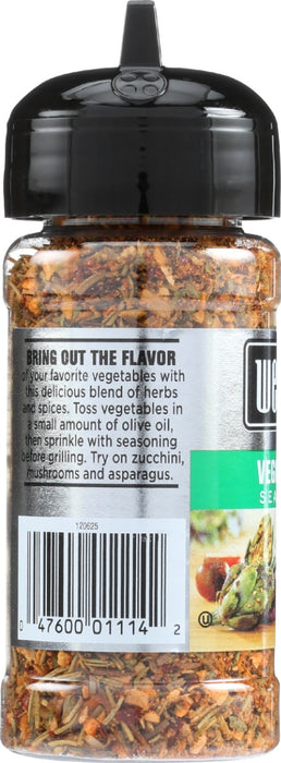 WEBER: Veggie Grill Seasoning, 2.25 oz