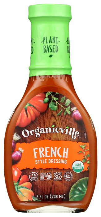 ORGANICVILLE: French Style Dressing, 8 oz