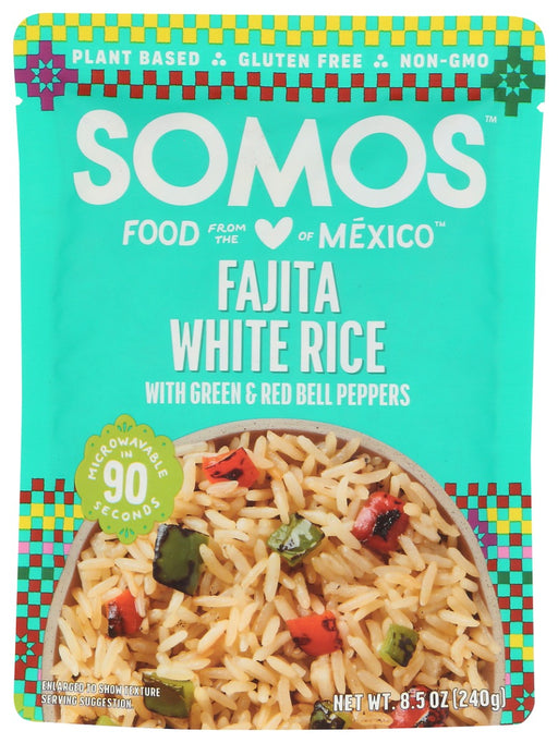 SOMOS: Fajita White Rice, 8.5 oz