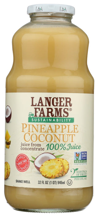 The Langers Pineapple Coconut Juice is a refreshing and flavorful beverage that combines tropical flavors of pineapple and coconut. Enjoy this delicious juice on its own, or use it as a base for cocktails and mocktails. With its unique blend of fruits, this juice is sure to satisfy your thirst and provide a burst of tropical flavor.