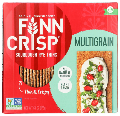 FINN CRISP: Multigrain Sourdough Rye Thins, 6.1 oz