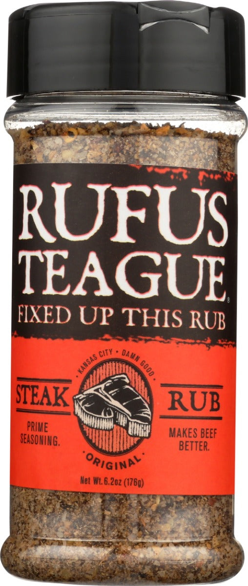 RUFUS TEAGUE: Steak Rub Seasoning, 6.2 oz