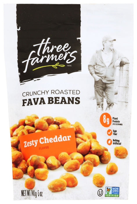 THREE FARMERS FOODS INC: Zesty Cheddar Roasted Fava Beans, 5 oz