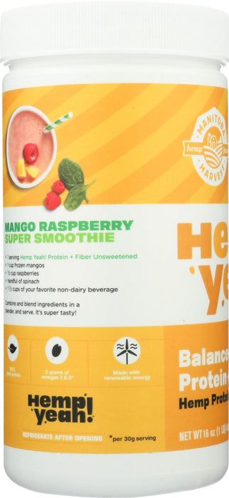 MANITOBA HARVEST: Hemp Yeah Balanced Protein Fiber, 16 oz