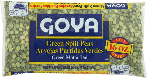 Beloved in kitchens, GOYA Green Split Peas are your go-to for recipes from around the world. They are versatile and have a unique, delicious flavor.