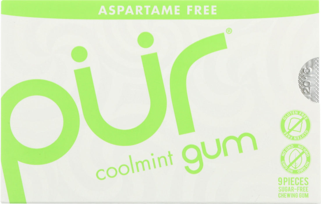 PUR: Coolmint Gum, 9 pc