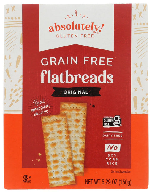 ABSOLUTELY GLUTEN FREE: Original Flatbreads, 5.29 oz