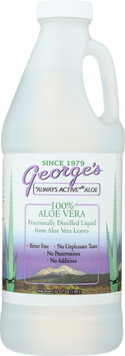 George's aloe, aloe vera distillate-drinkable is a high quality liquid specifically formulated to promote overall health and wellness. Made with natural ingredients, this pure beverage helps to boost your overall vitality.