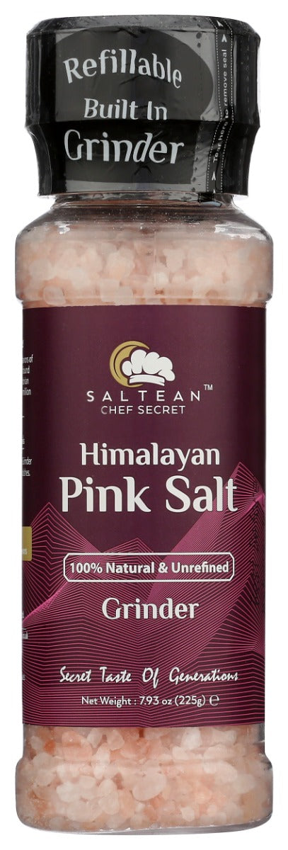 SALTEAN CHEF SECRET: Himalayan Salt PET Grinder, 7.93 oz