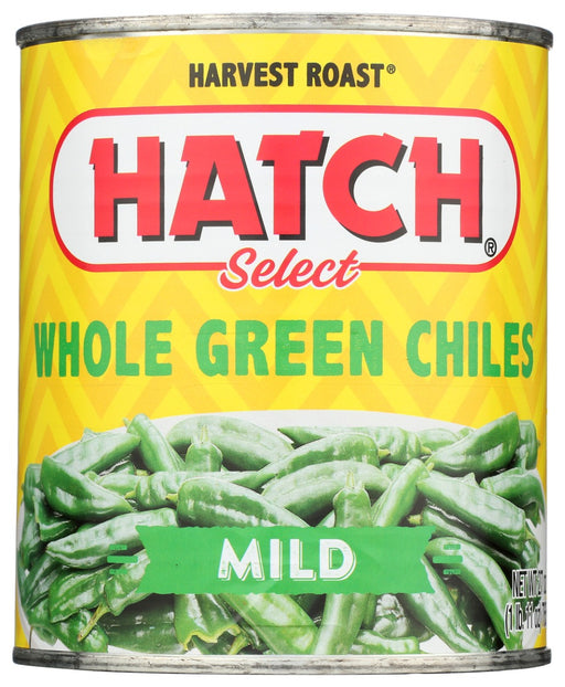 HATCH: Whole Green Chiles Mild, 27 oz