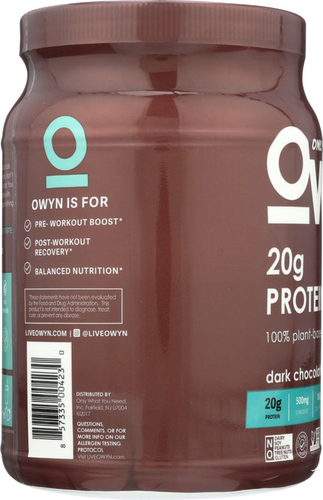 OWYN: Protein Powders Chocolate, 1.1 lb