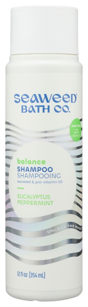 
Sustainably harvested Atlantic seaweed with 65+ vitamins and minerals nourishes and detoxifies.
Pro-vitamin B5 balances and hydrates.
Argan oil helps hair maintain healthy moisture and shine.
Aloe boosts hair softness and shine.
Coconut and avocado oils moisturize hair and scalp.
Vitamin E restores and promotes hair growth.
Safe for all hair types, including color treated hair.
Leaping Bunny certified, cruelty free, vegan, gluten free, paraben free.
12 fl. oz.
