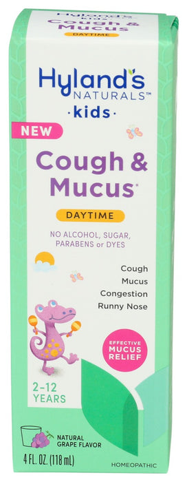 HYLAND: Kid Cough Mucus Grape, 4 FO