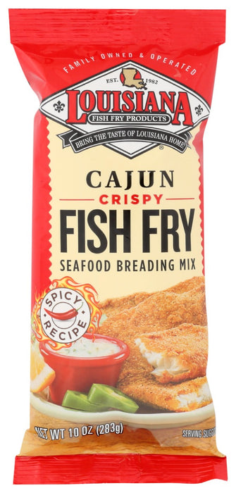 This zesty blend of cornmeal, flour and traditional Cajun spices brings the heat to your fish fry.