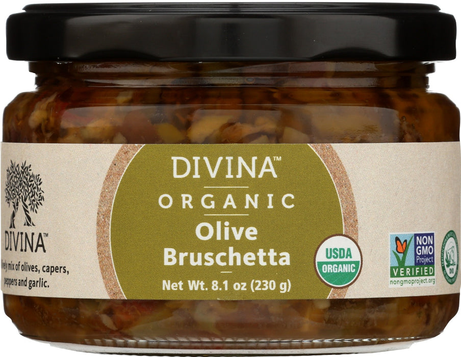 DIVINA: Organic Olive Bruschetta, 8.1 oz