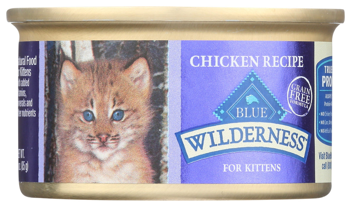 BLUE BUFFALO: Blue Wilderness For Kittens Chicken Recipe, 3 oz