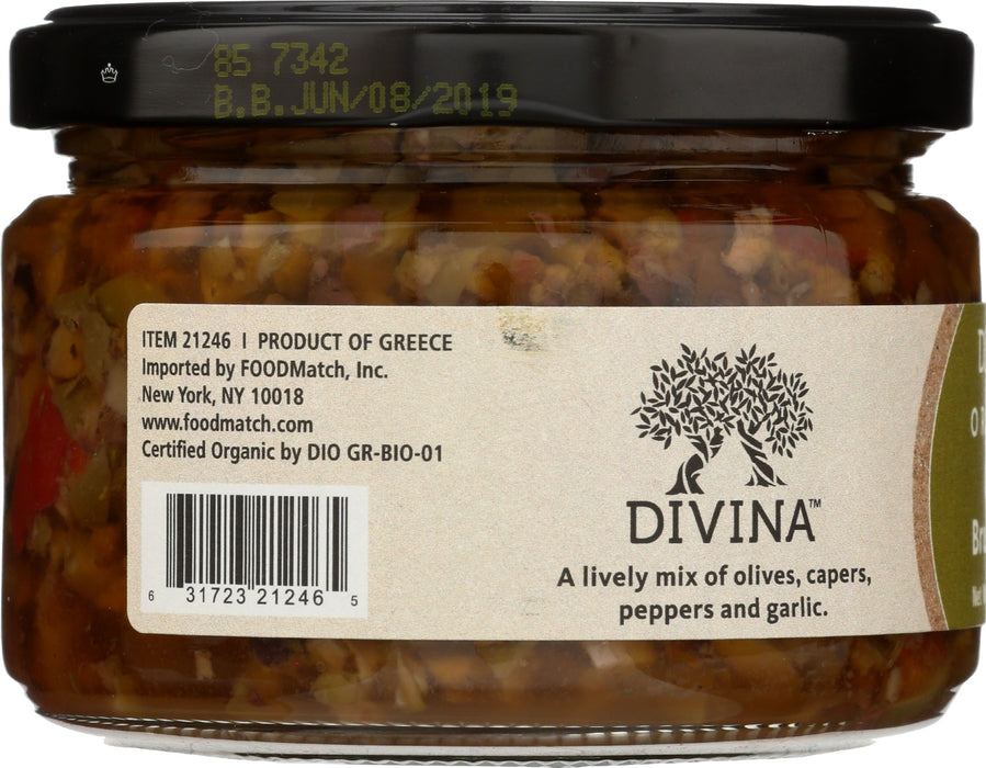 DIVINA: Organic Olive Bruschetta, 8.1 oz