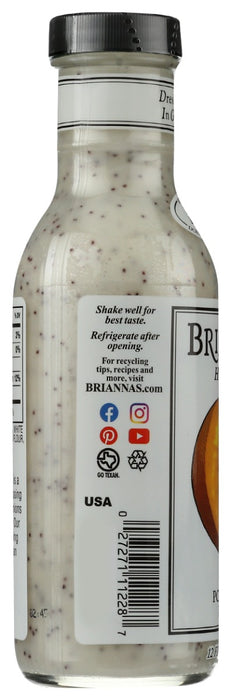 BRIANNAS: Rich Poppy Seed Dressing, 12 oz