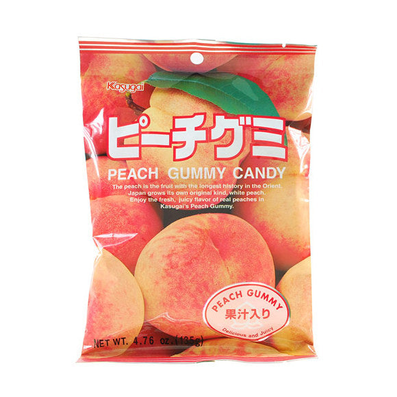 KASUGAI: Gummy Peach, 1.76 oz