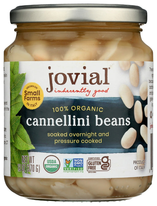 JOVIAL: 100 Percent Organic Cannellini Beans, 13 oz